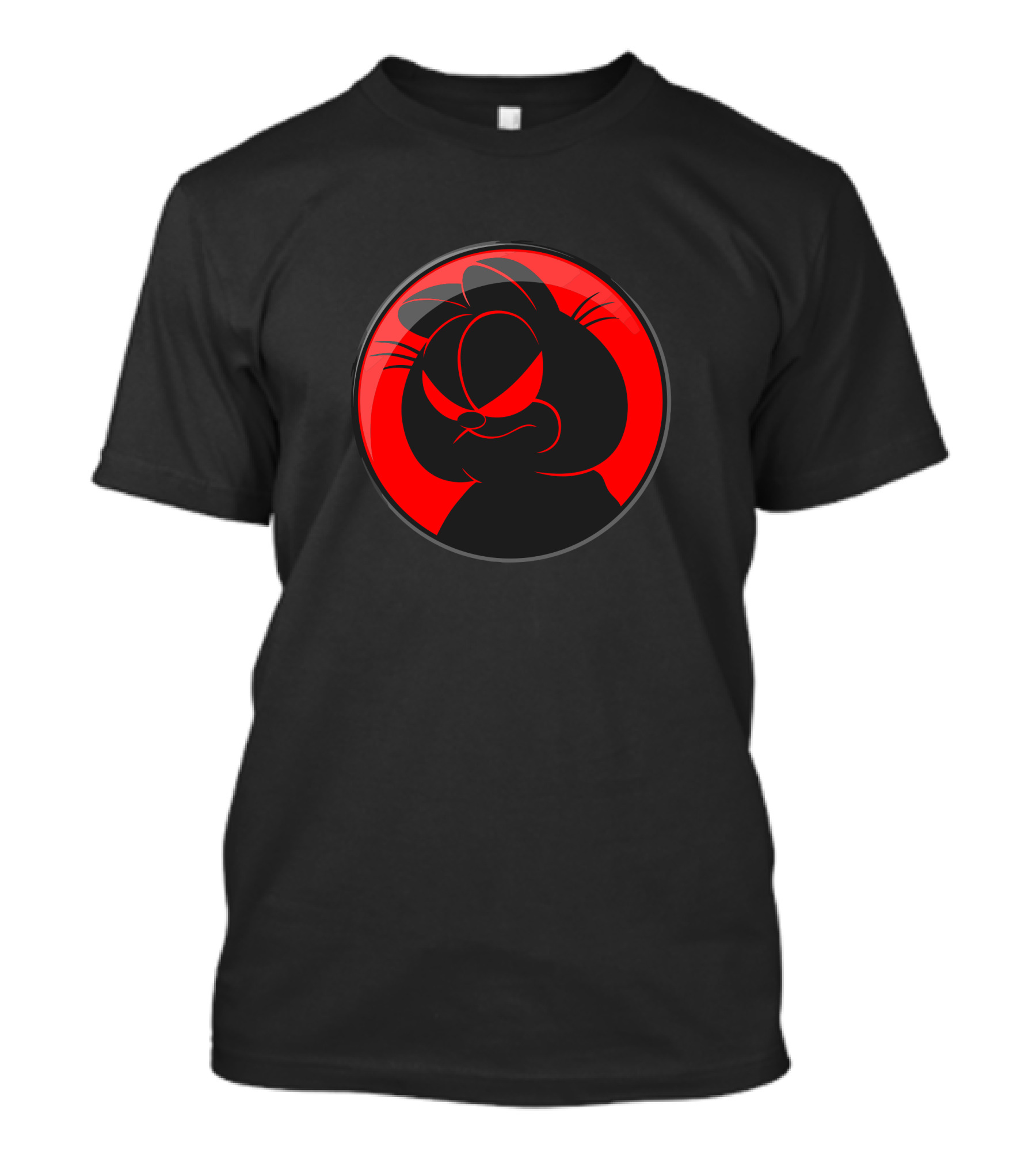 Hungrycats Angry Cat Emblem T-Shirt