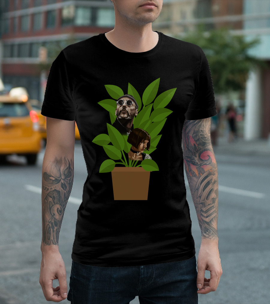 Leon And Mathilda Plant T-Shirt