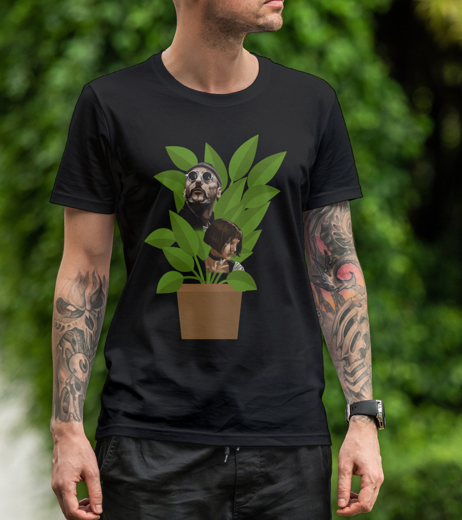 Leon And Mathilda Plant T-Shirt