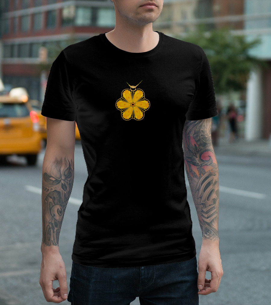 Yellow Flower Necklace T-Shirt