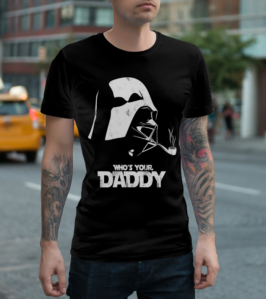 Who's Your Daddy Vader Smoking Pipe T-Shirt