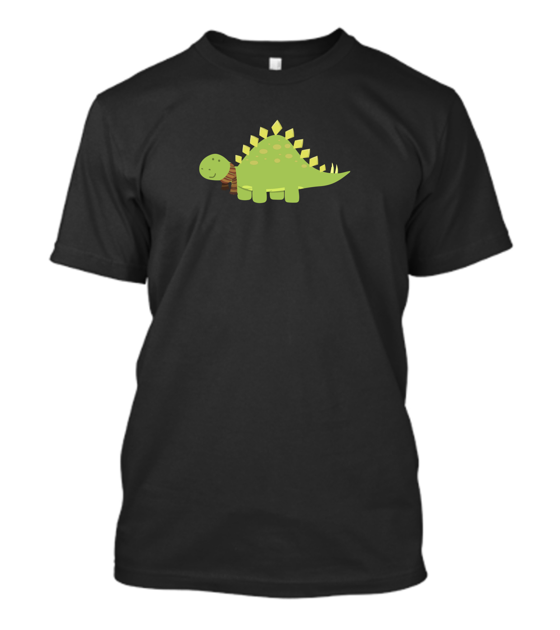 Cozy Scarftegosaurus Dinosaur With Scarf T-Shirt