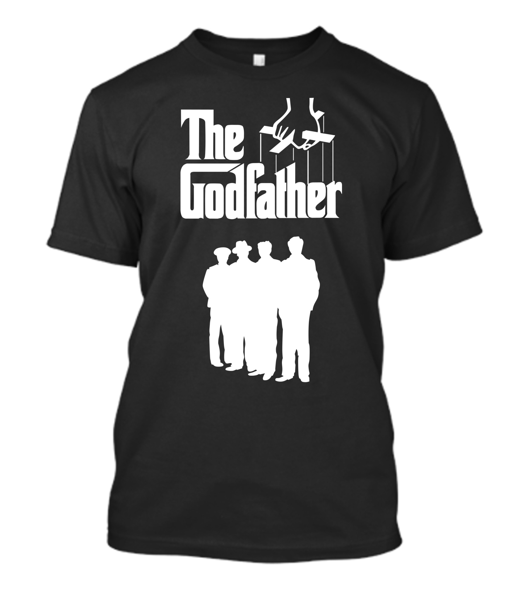 The Godfather Iconic Puppet Hand Logo With Four Standing T-Shirt