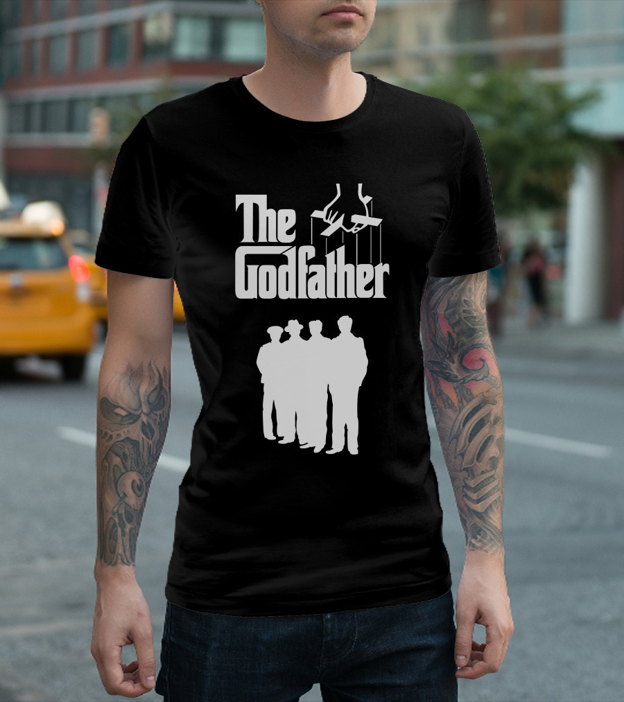 The Godfather Iconic Puppet Hand Logo With Four Standing T-Shirt