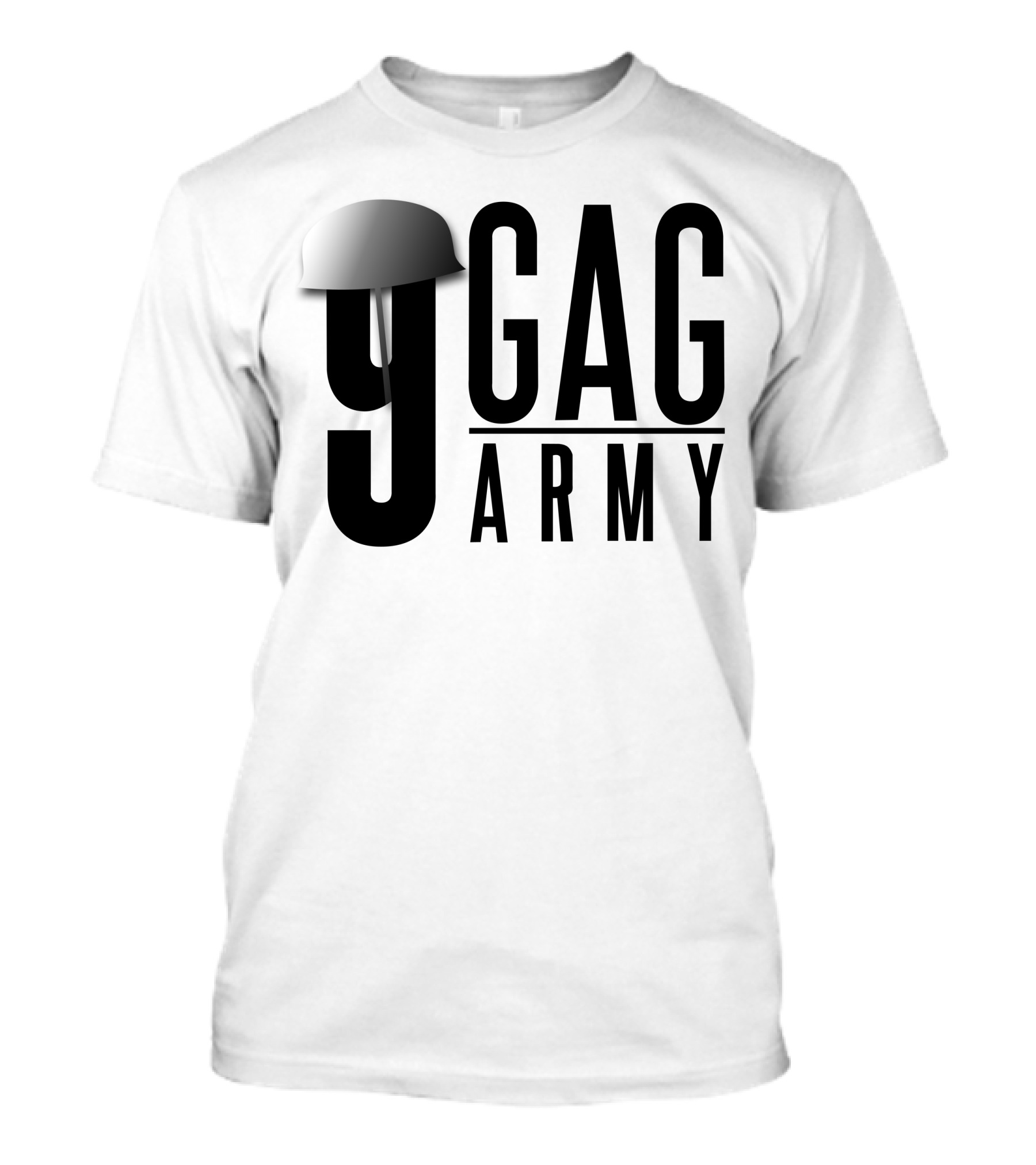 9GAG Army Helmet T-Shirt