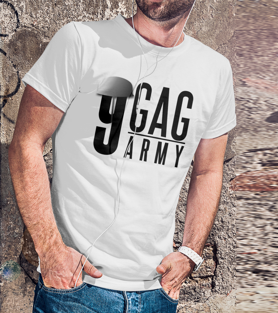 9GAG Army Helmet T-Shirt