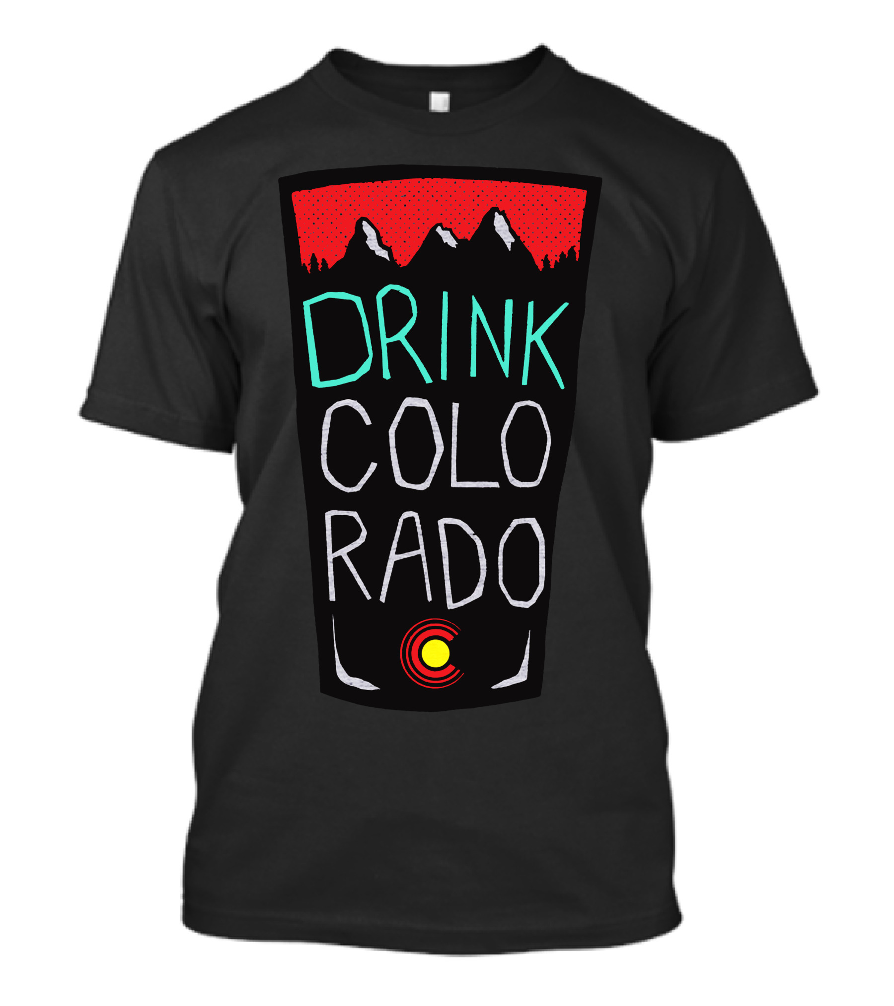 Drink Colorado Mountains T-Shirt