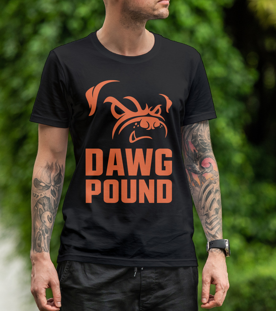 Dawg Pound Cleveland Browns Football Fan Gear T-Shirt