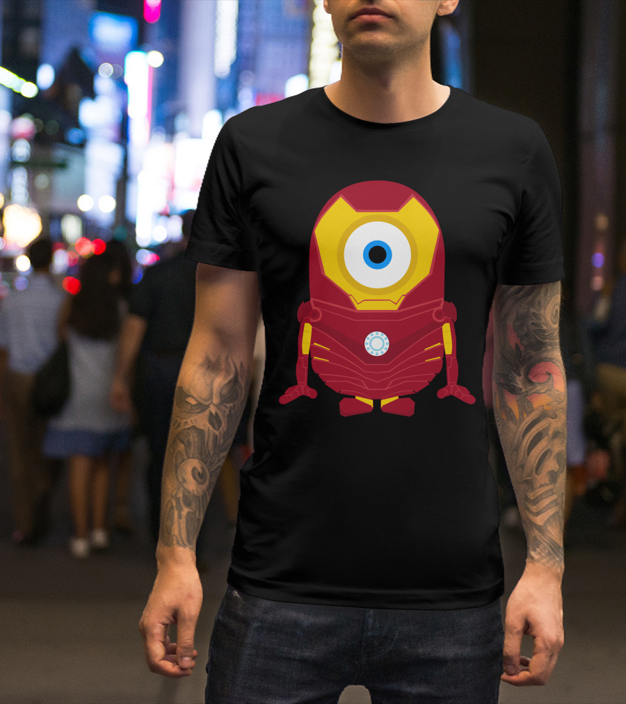 Minion Iron Man Costume T-Shirt