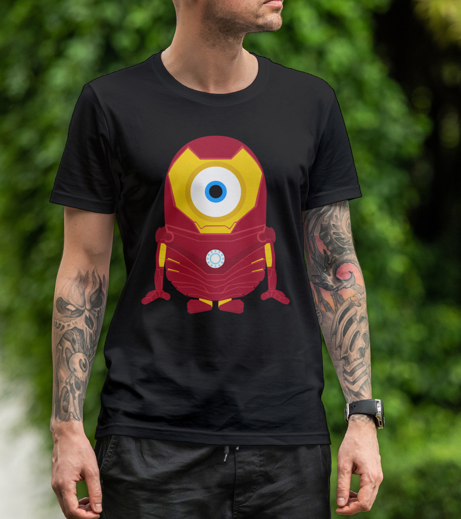 Minion Iron Man Costume T-Shirt