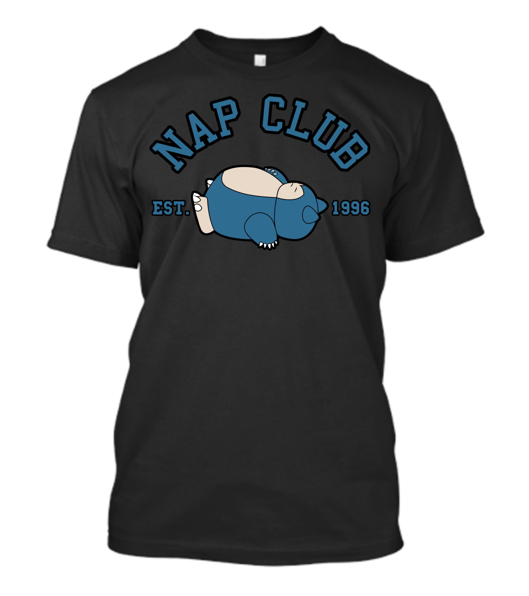 Nap Club Est. 1996 Snorlax Pokémon Fan T-Shirt
