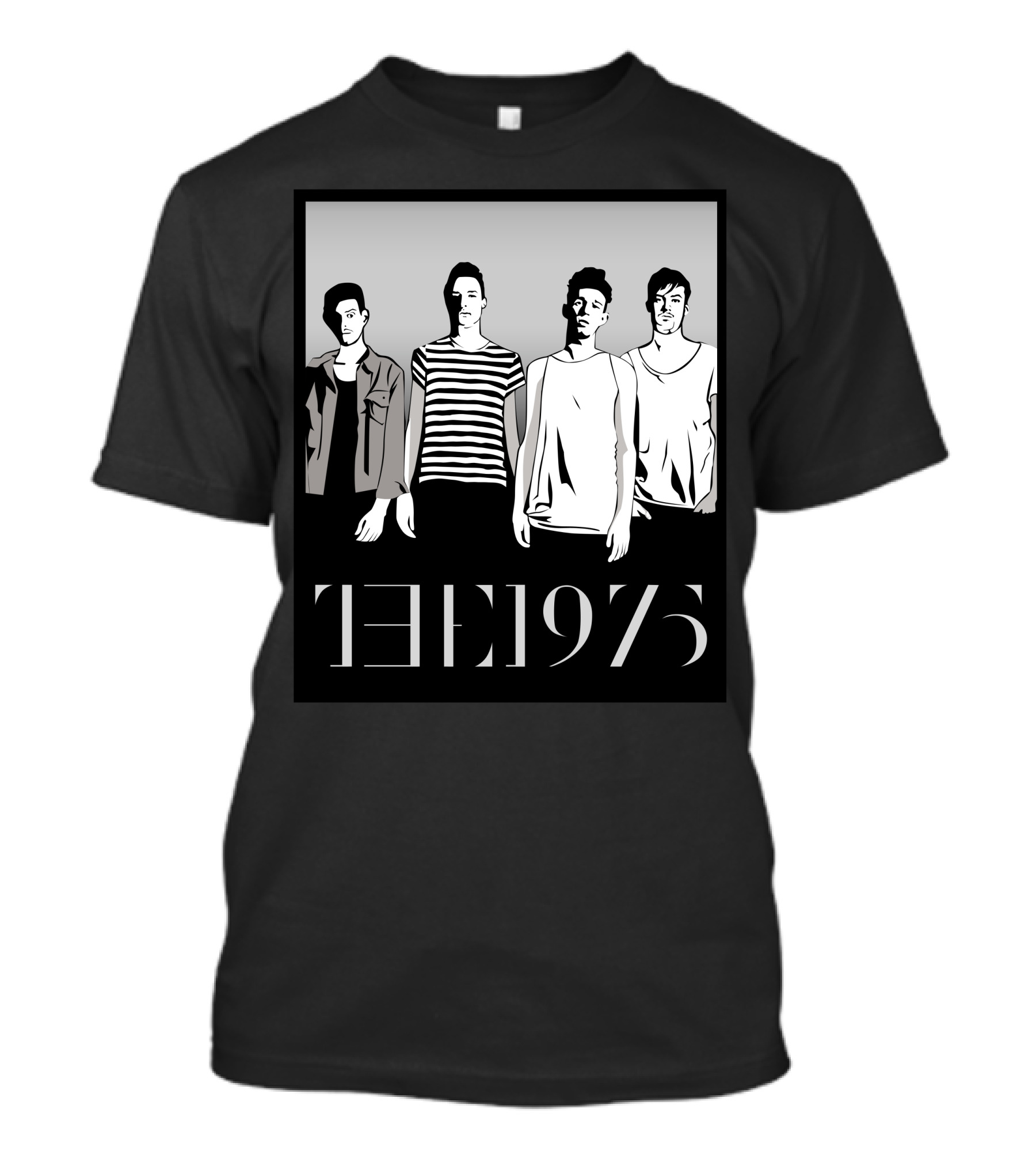The 1975 Monochrome Band T-Shirt