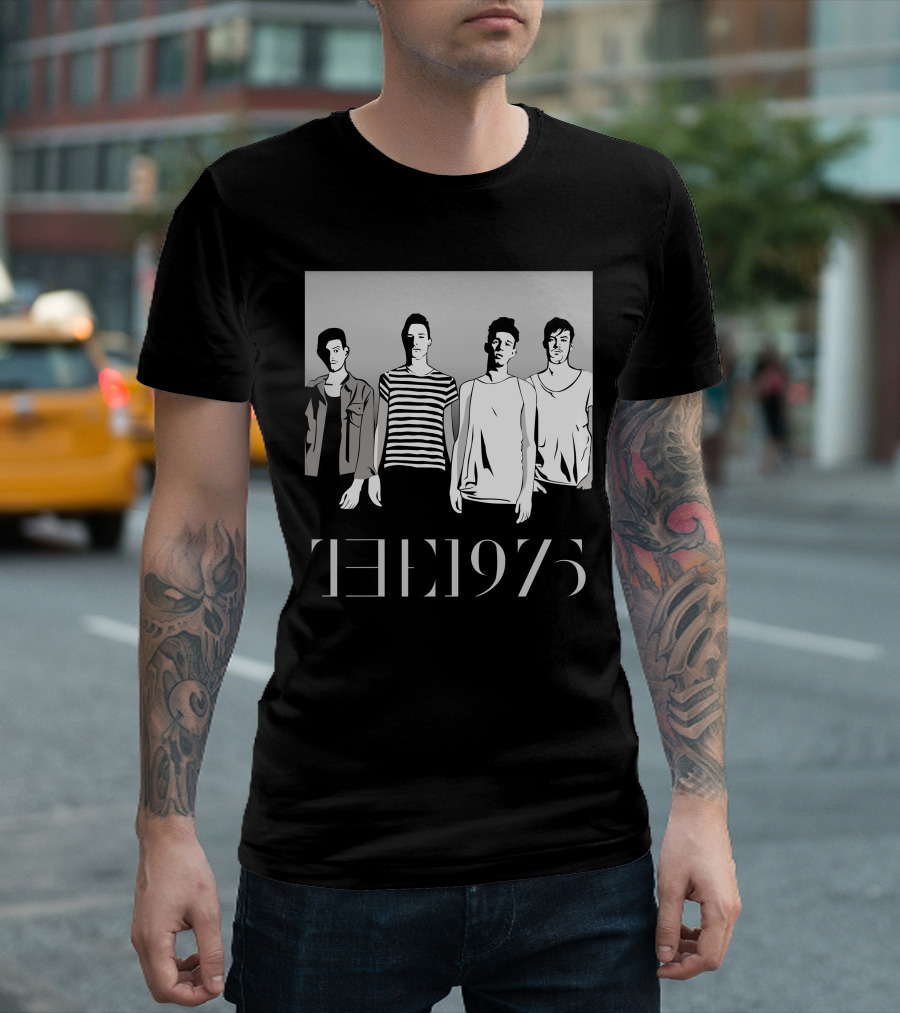 The 1975 Monochrome Band T-Shirt