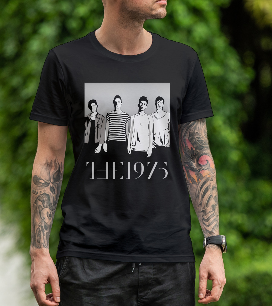 The 1975 Monochrome Band T-Shirt