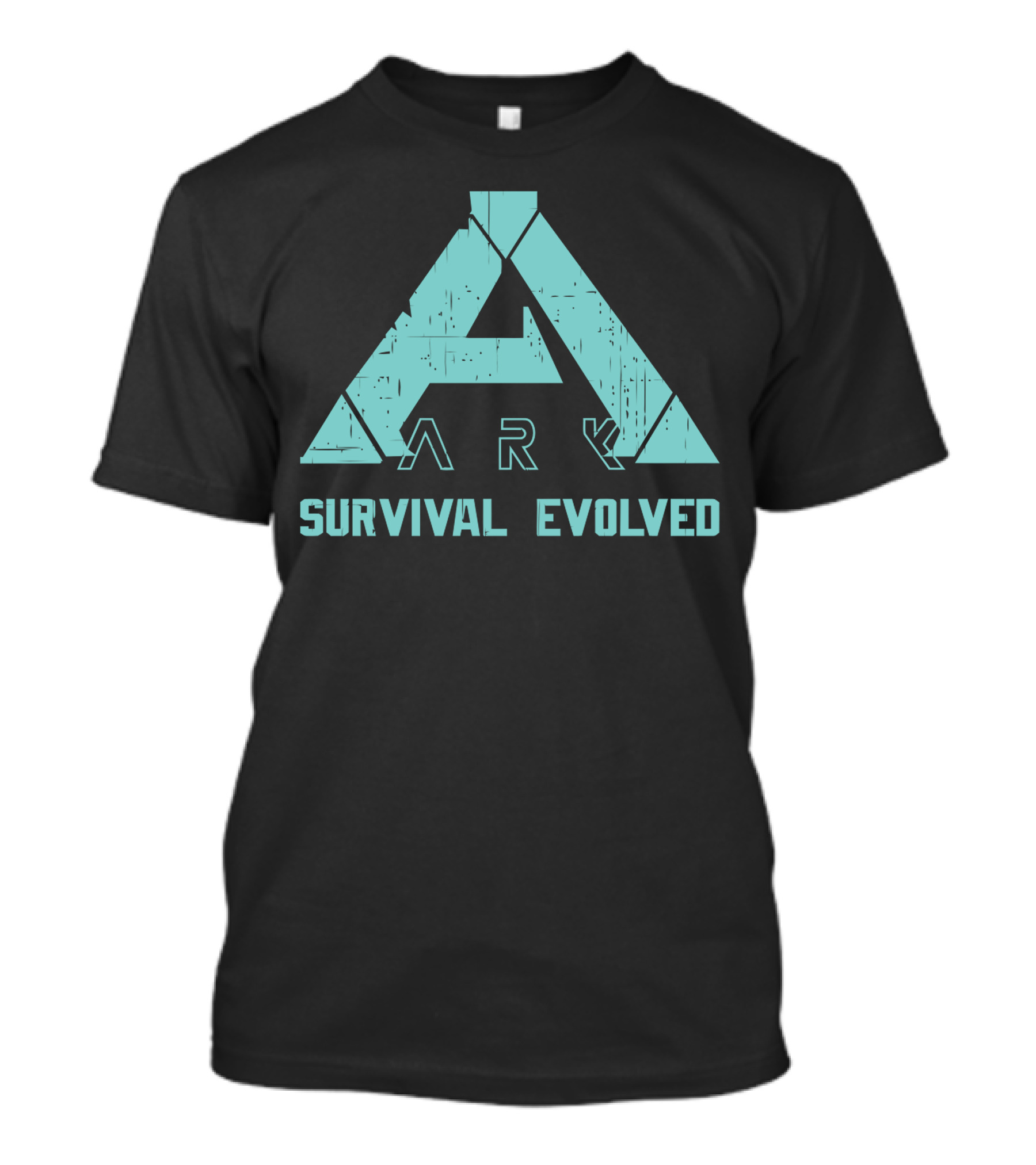 Ark Survival Evolved Game Logo Blue Elements T-Shirt