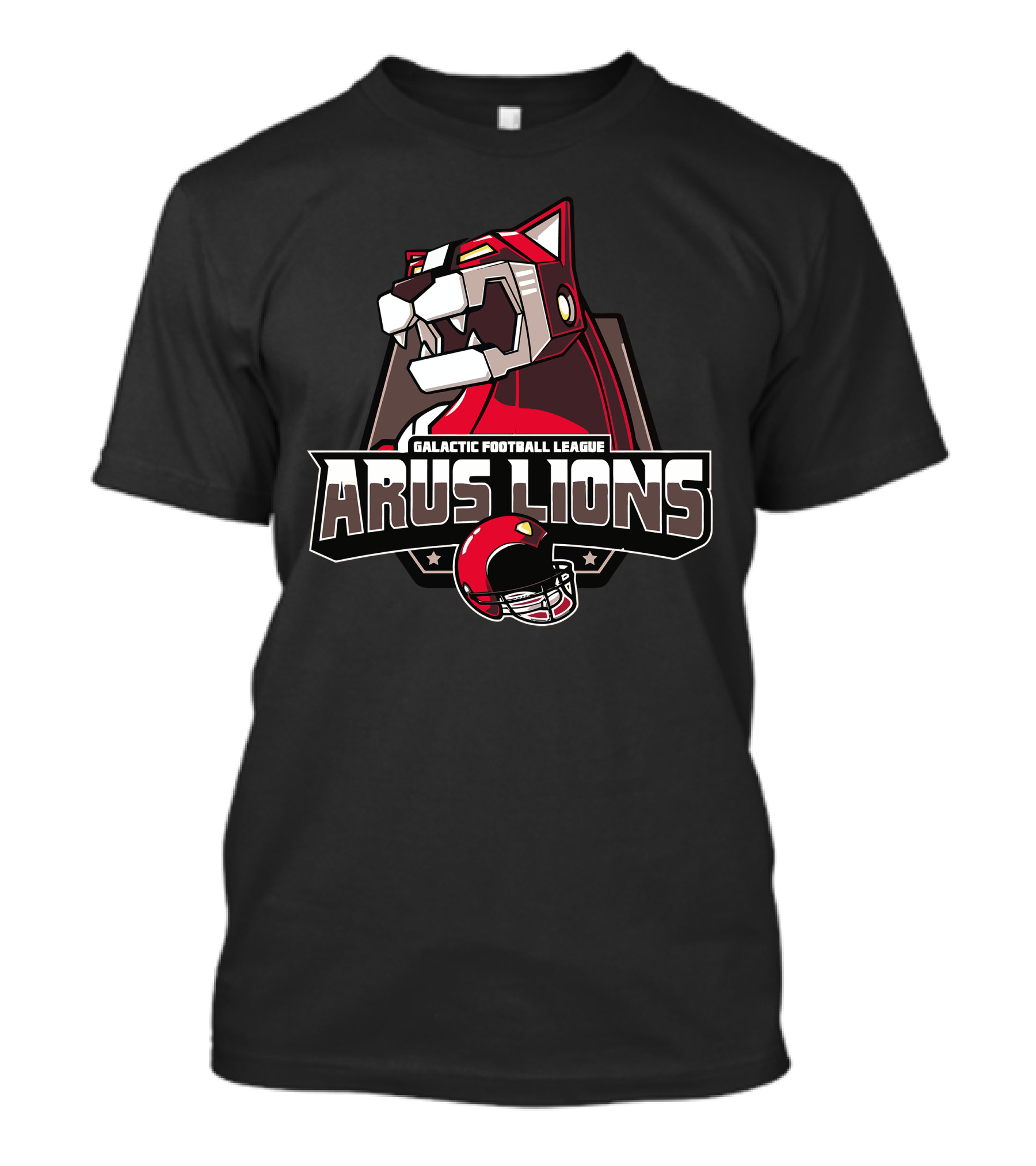 Galactic Football League Arus Lions Helmet T-Shirt