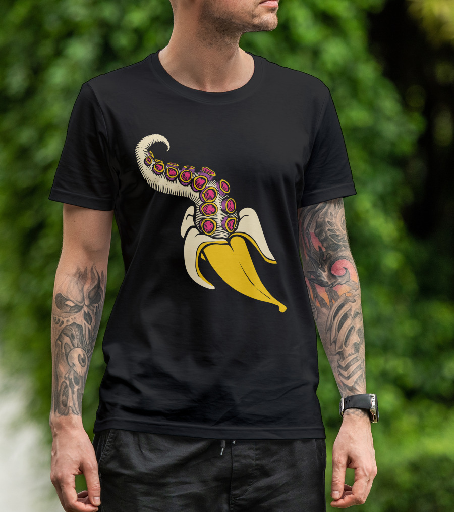 Banana Octopus Tentacle Fusion T-Shirt