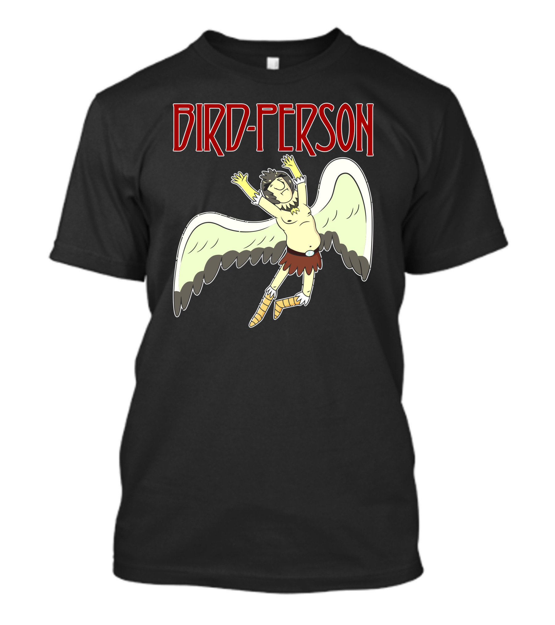 Bird Person Rick And Morty Character Wings Flying T-Shirt
