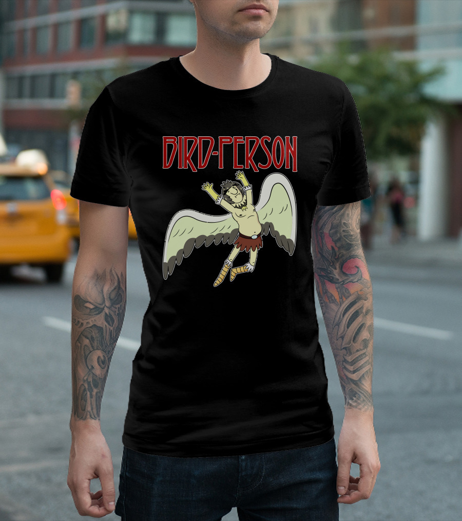 Bird Person Rick And Morty Character Wings Flying T-Shirt