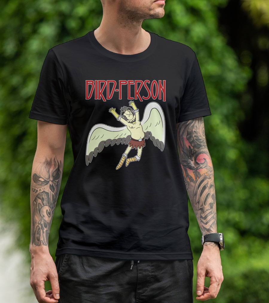 Bird Person Rick And Morty Character Wings Flying T-Shirt