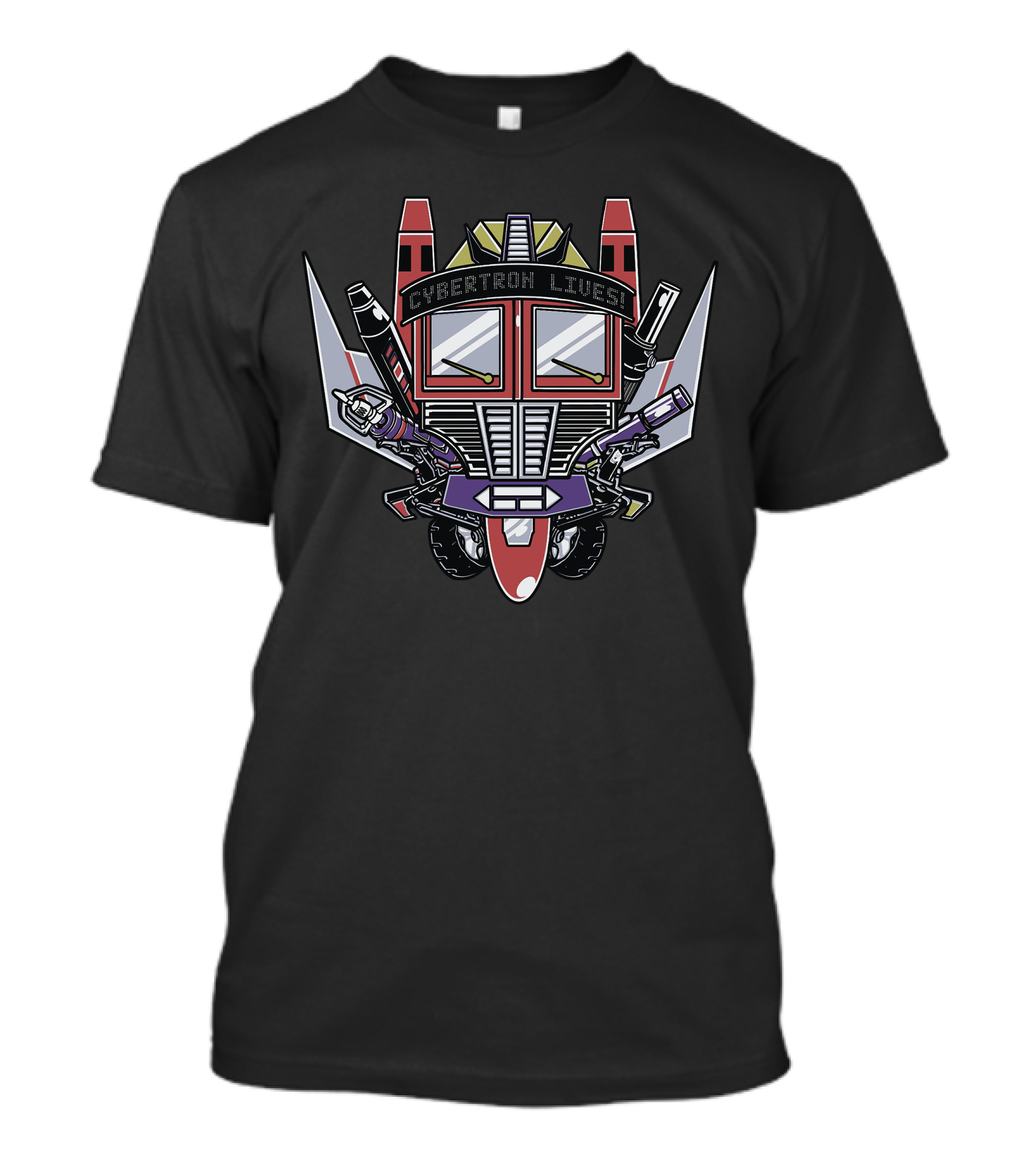 Cybertron Lives Optimus Prime Face T-Shirt