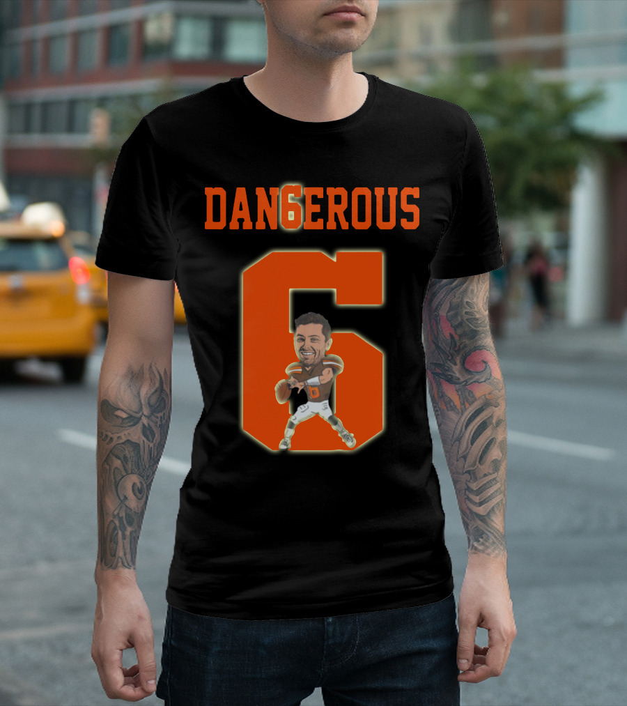 DANGEROUS 6 Football Lover Fan T-Shirt