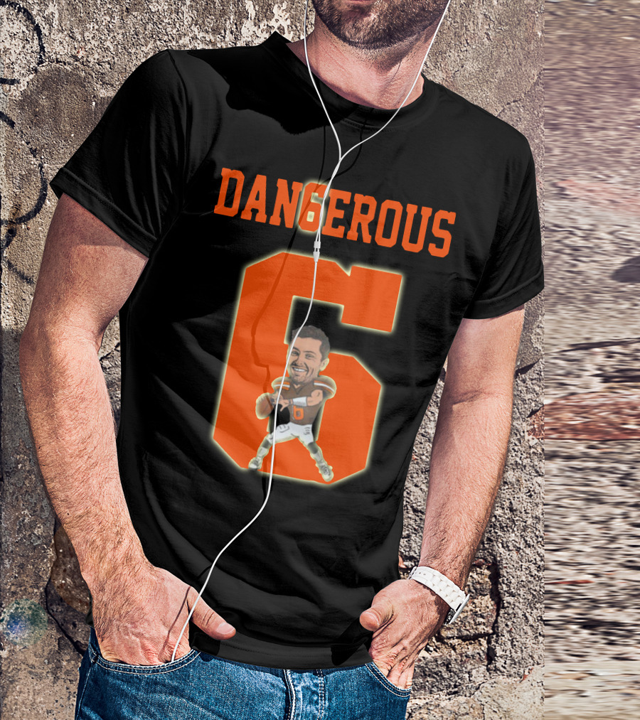 DANGEROUS 6 Football Lover Fan T-Shirt