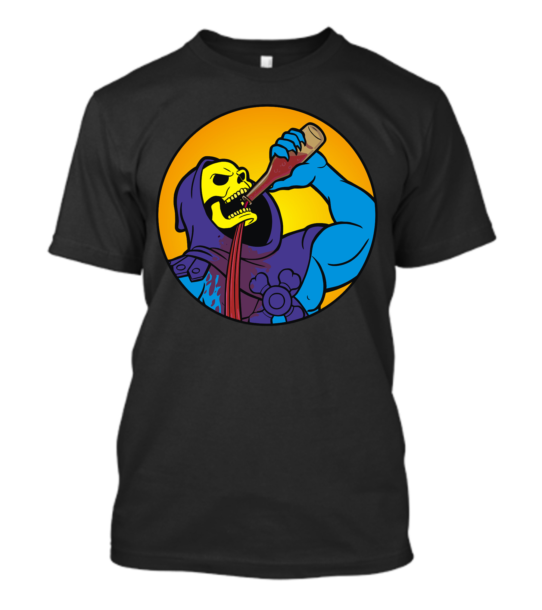 Skeletor Drinking Problems Masters Of The Universe T-Shirt