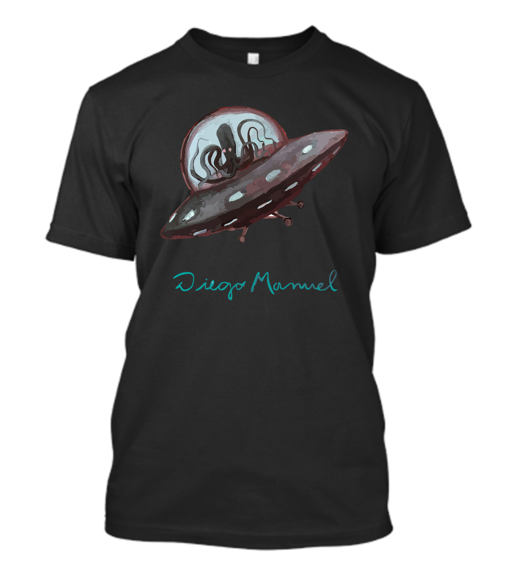 Diego Manuel UFO Alien Encounter T-Shirt