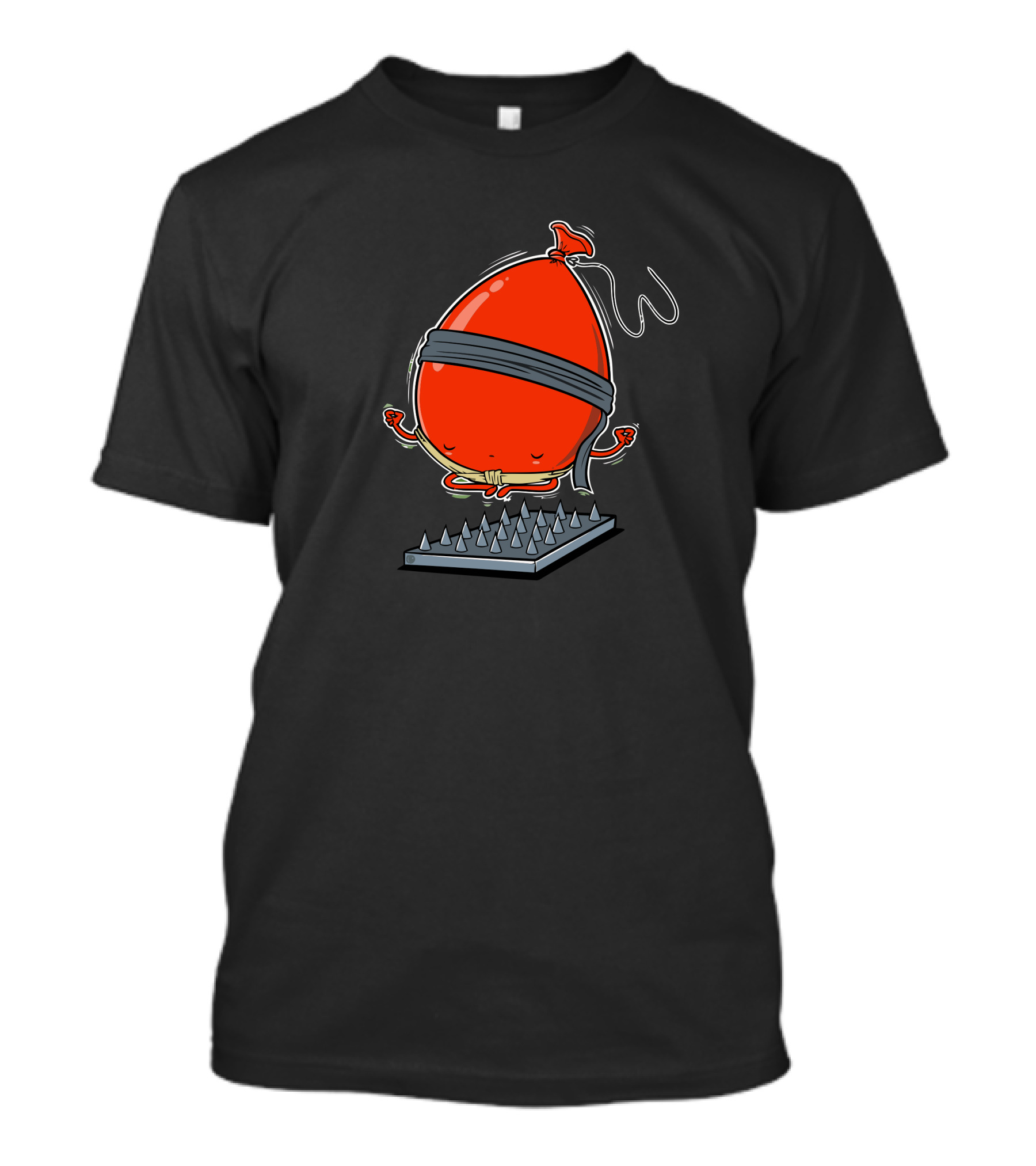 Fakir Balloon Meditating On Spikes T-Shirt