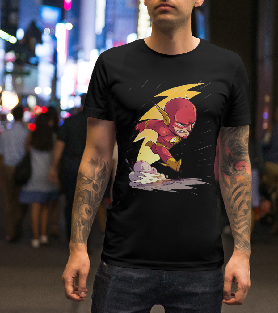The Flash Lightning Speed Iconic Superhero T-Shirt