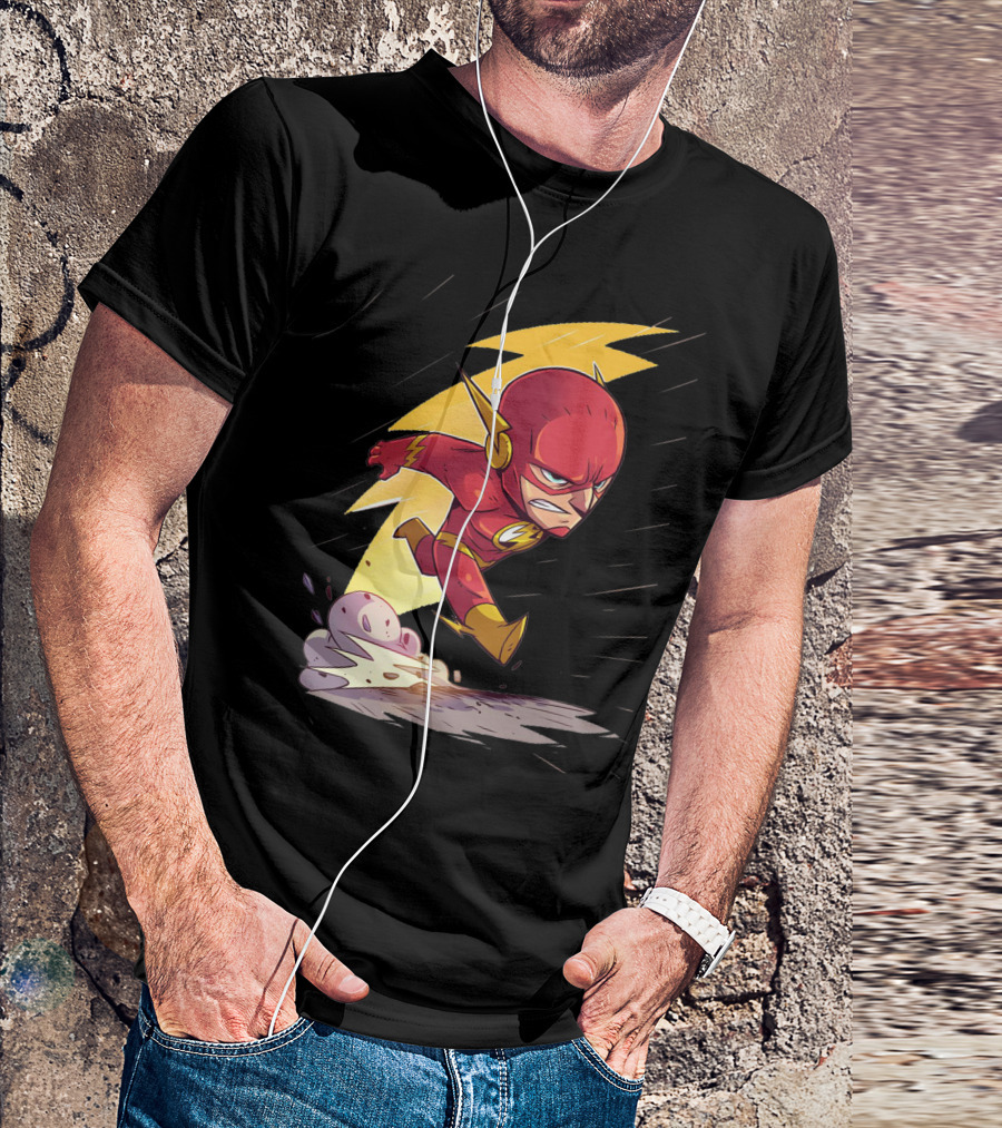 The Flash Lightning Speed Iconic Superhero T-Shirt