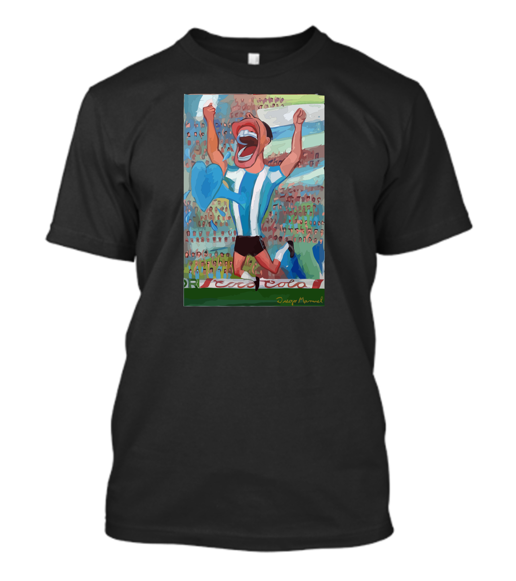 Goal Of Argentina Diego Manuel Soccer T-Shirt