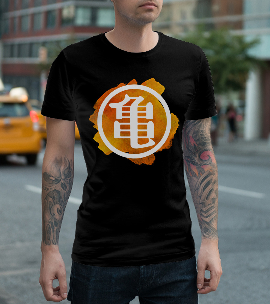 Goku Watercolor Kanji T-Shirt