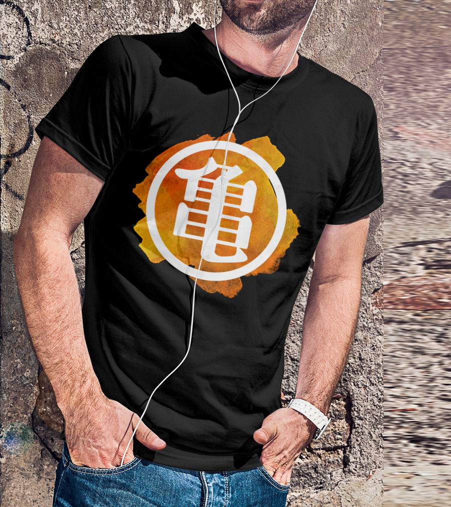 Goku Watercolor Kanji T-Shirt