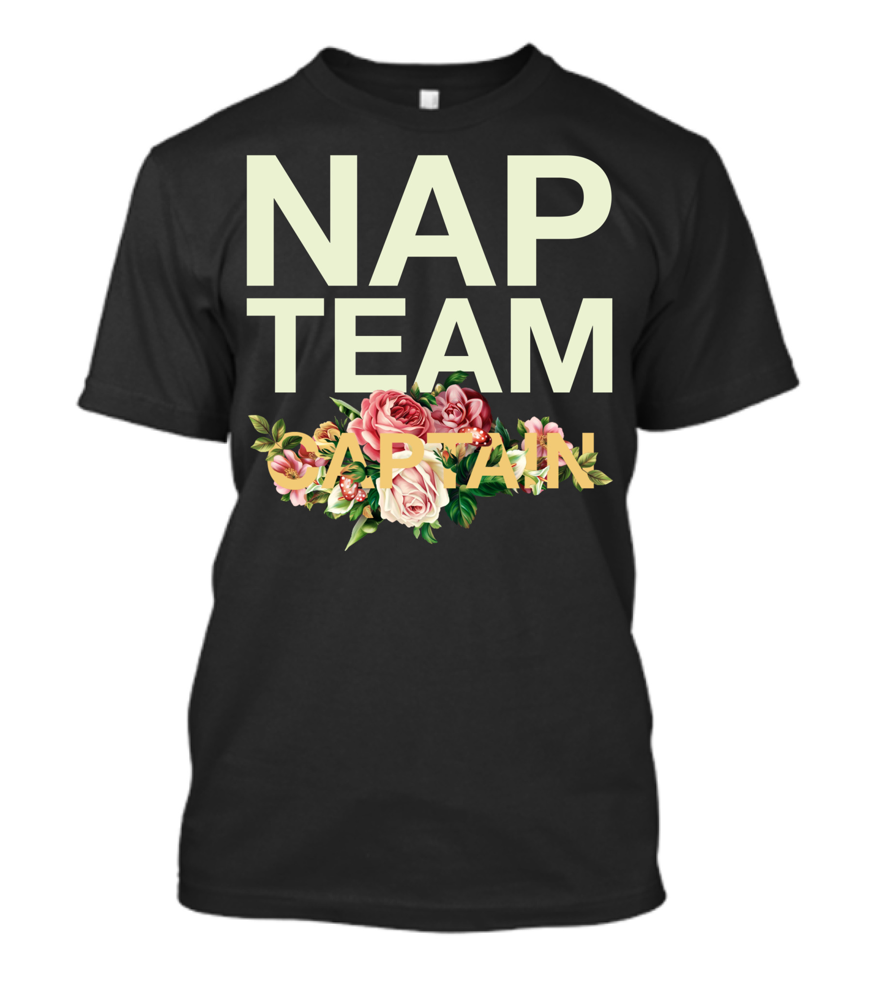 NAP TEAM CAPTAIN Floral Text T-Shirt