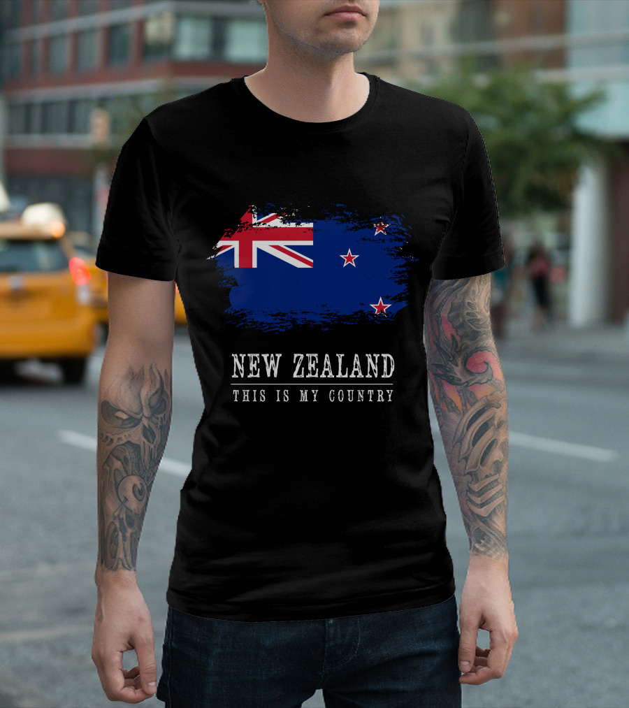 New Zealand This Is My Country Flag T-Shirt