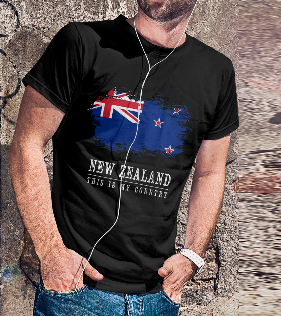 New Zealand This Is My Country Flag T-Shirt