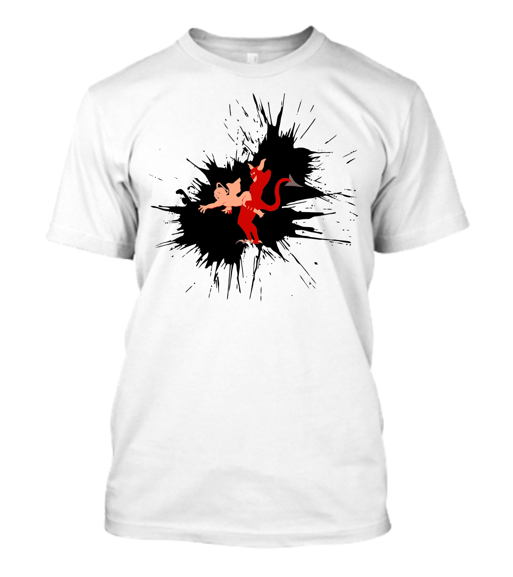 Paradox Cracktro Angel Vs Demon Impact T-Shirt