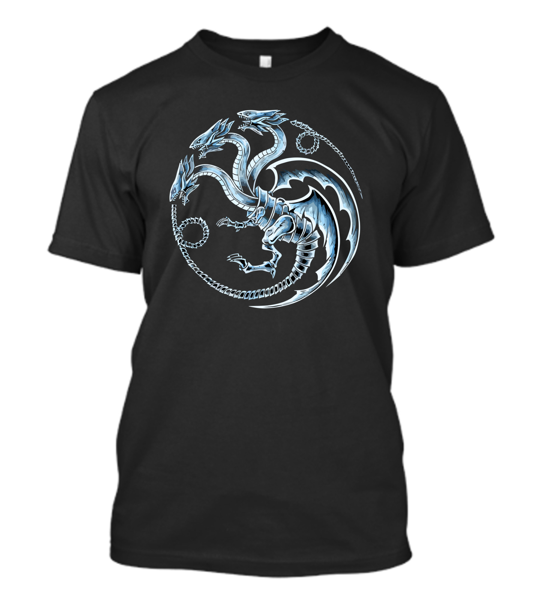 Blue Eyes Dragon Sigil House Emblem T-Shirt