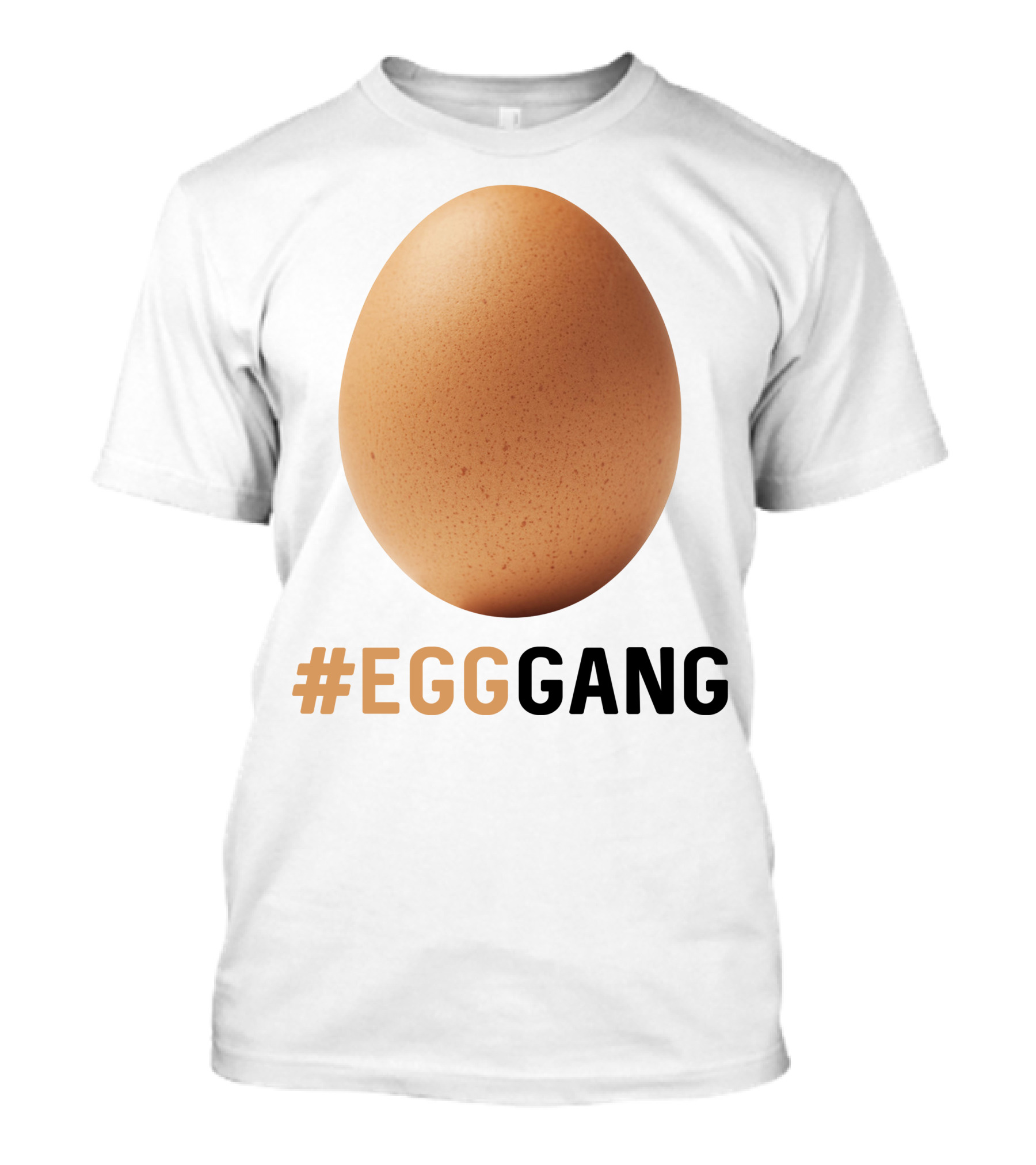 EggGang Hashtag Viral Brown Egg Trend T-Shirt