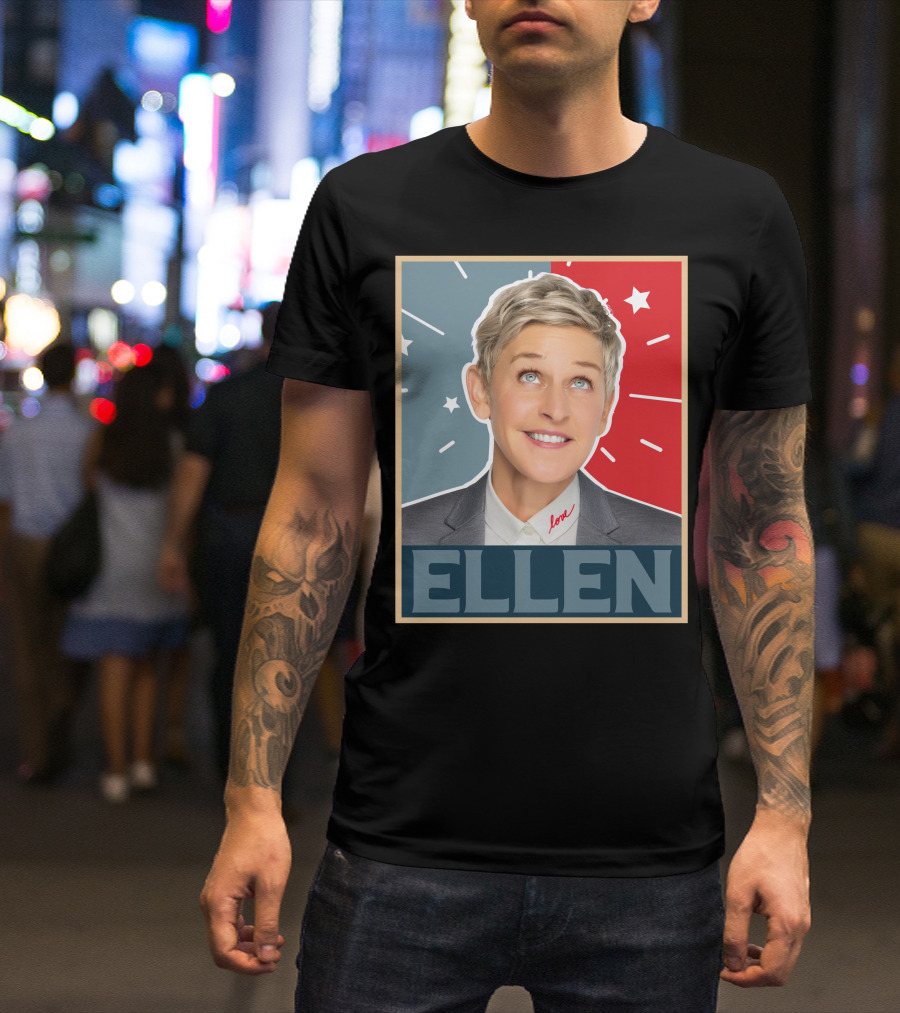 Ellen Love Hope Stars T-Shirt
