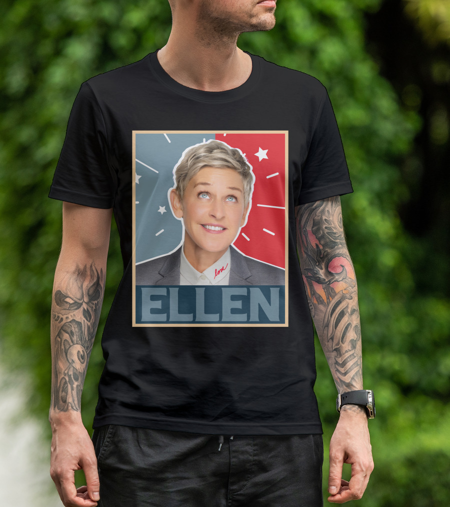 Ellen Love Hope Stars T-Shirt