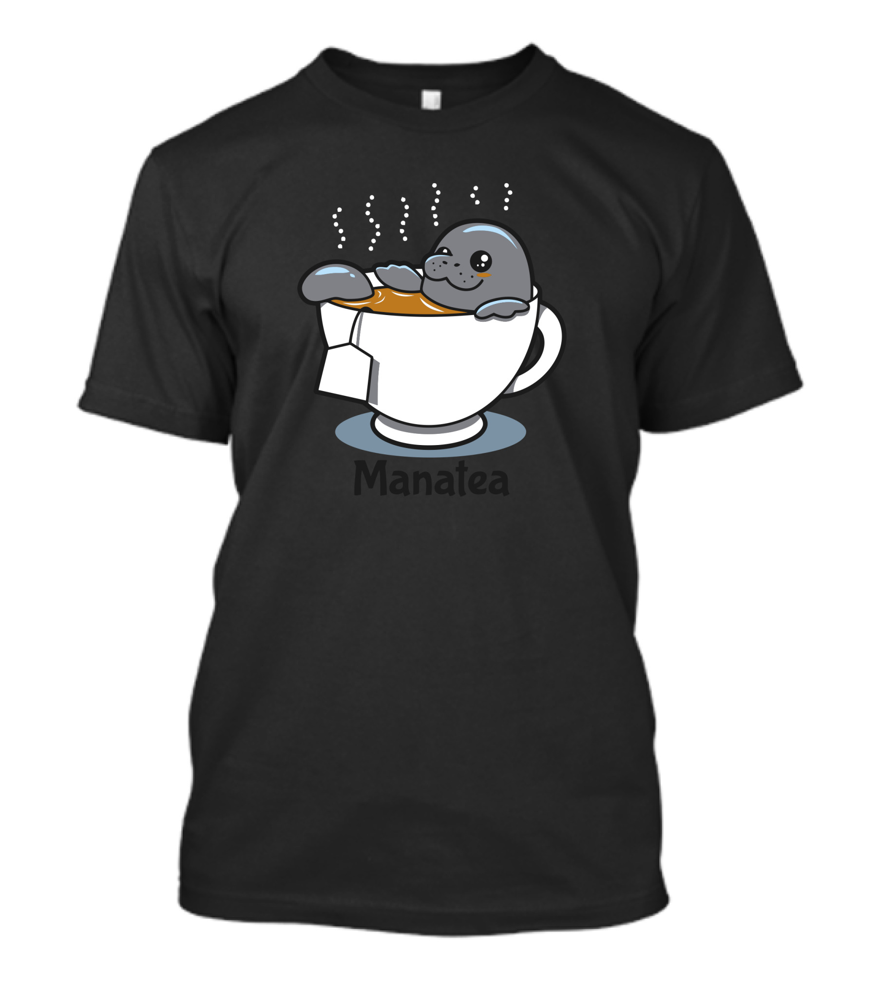 Manatea Cute Seal In Tea Cup T-Shirt