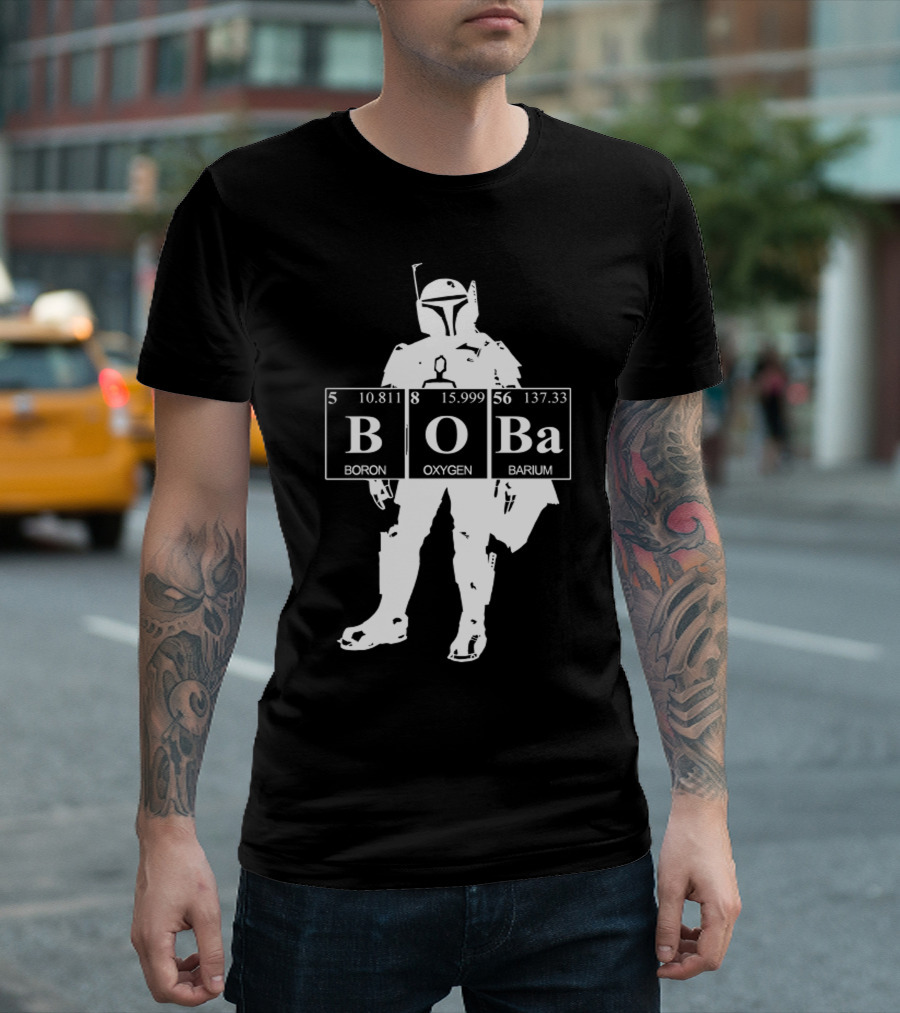 Boba Elements Boron Oxygen Barium T-Shirt
