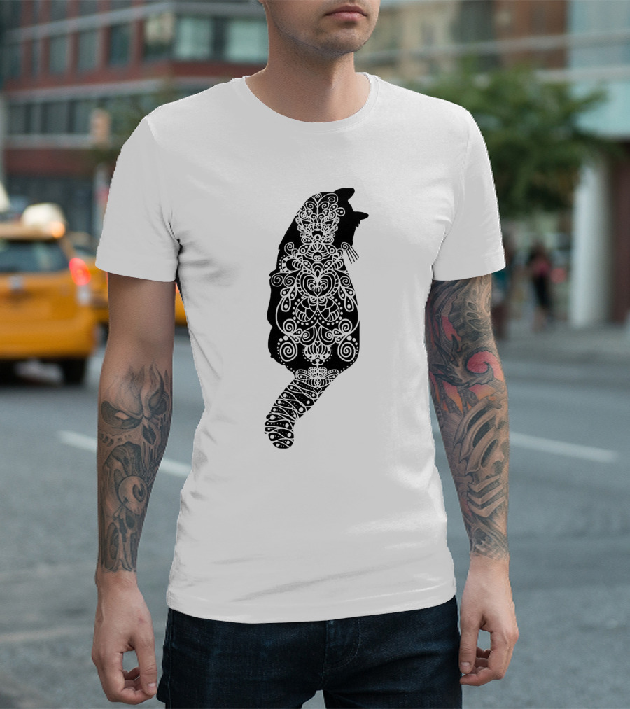 Cats Intricate Ornate T-Shirt
