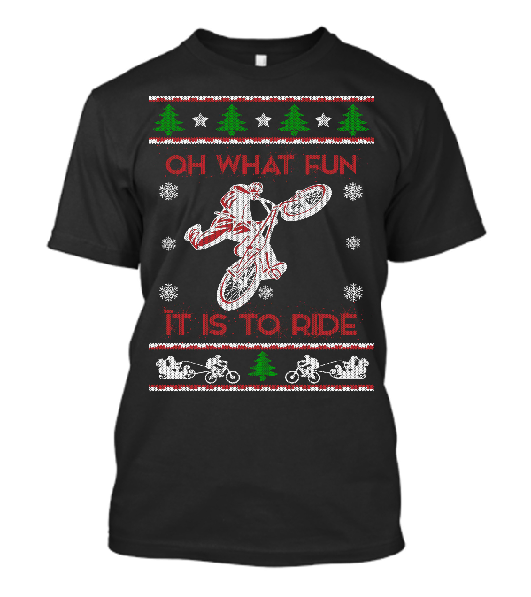 Oh What Fun It Is To Ride Mountain Rider T-Shirt