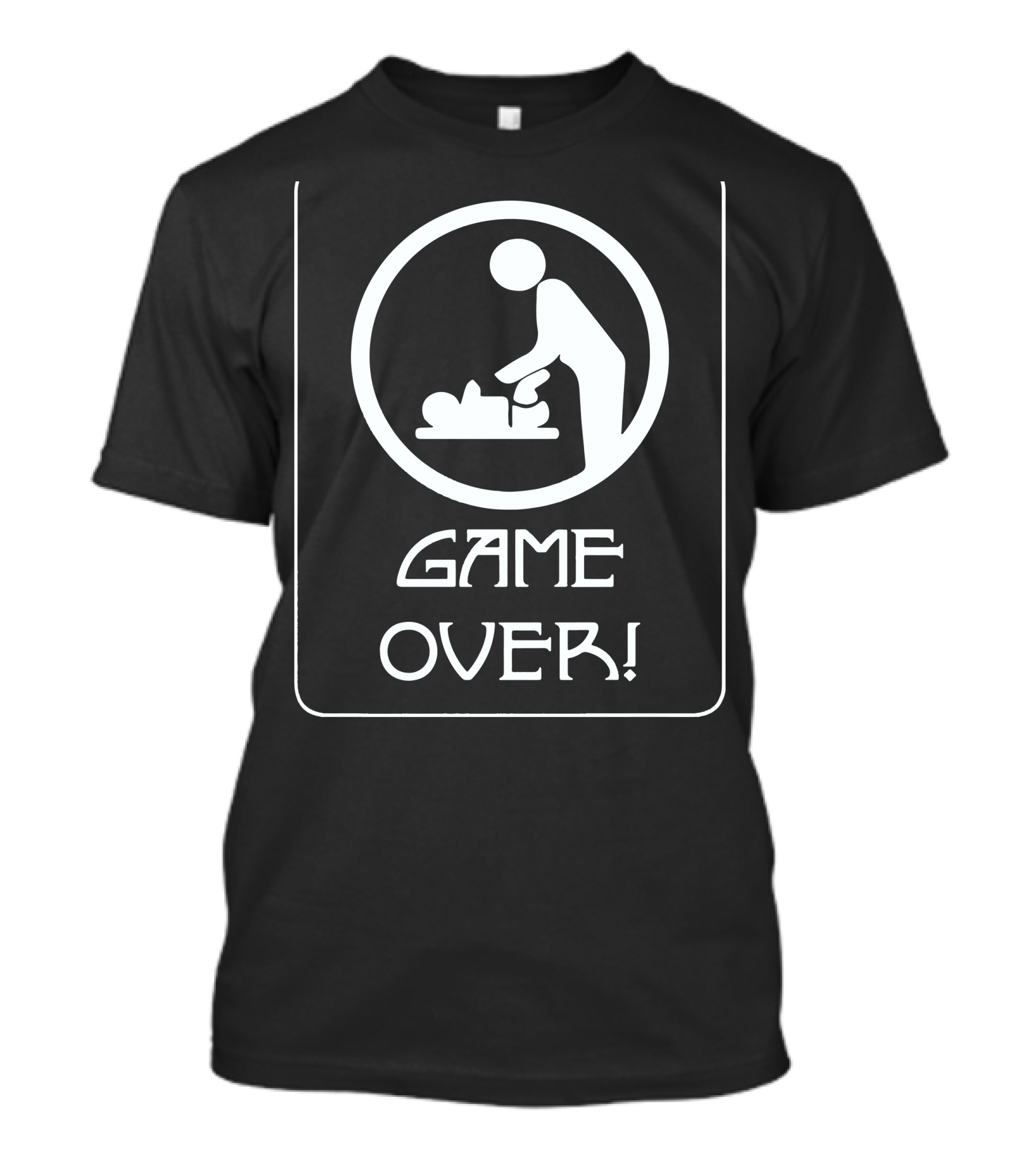 New Dad Changing Diapers Game Over T-Shirt