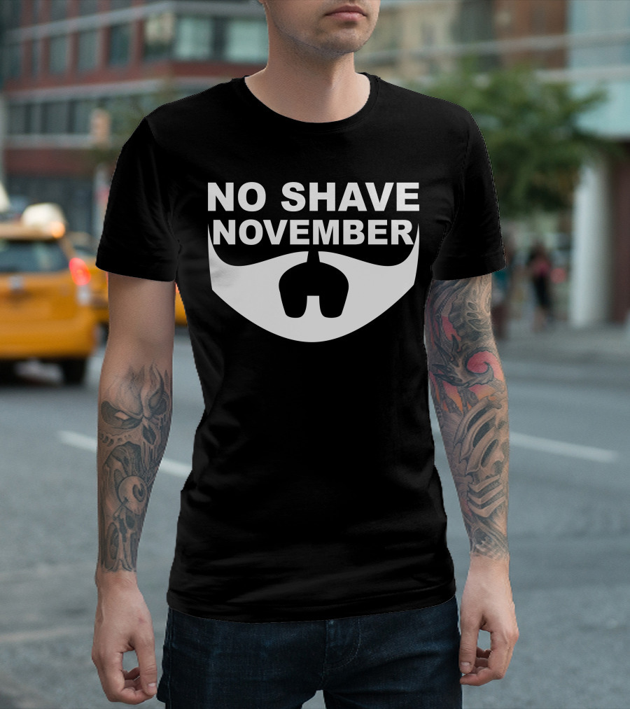 No Shave November Beard T-Shirt