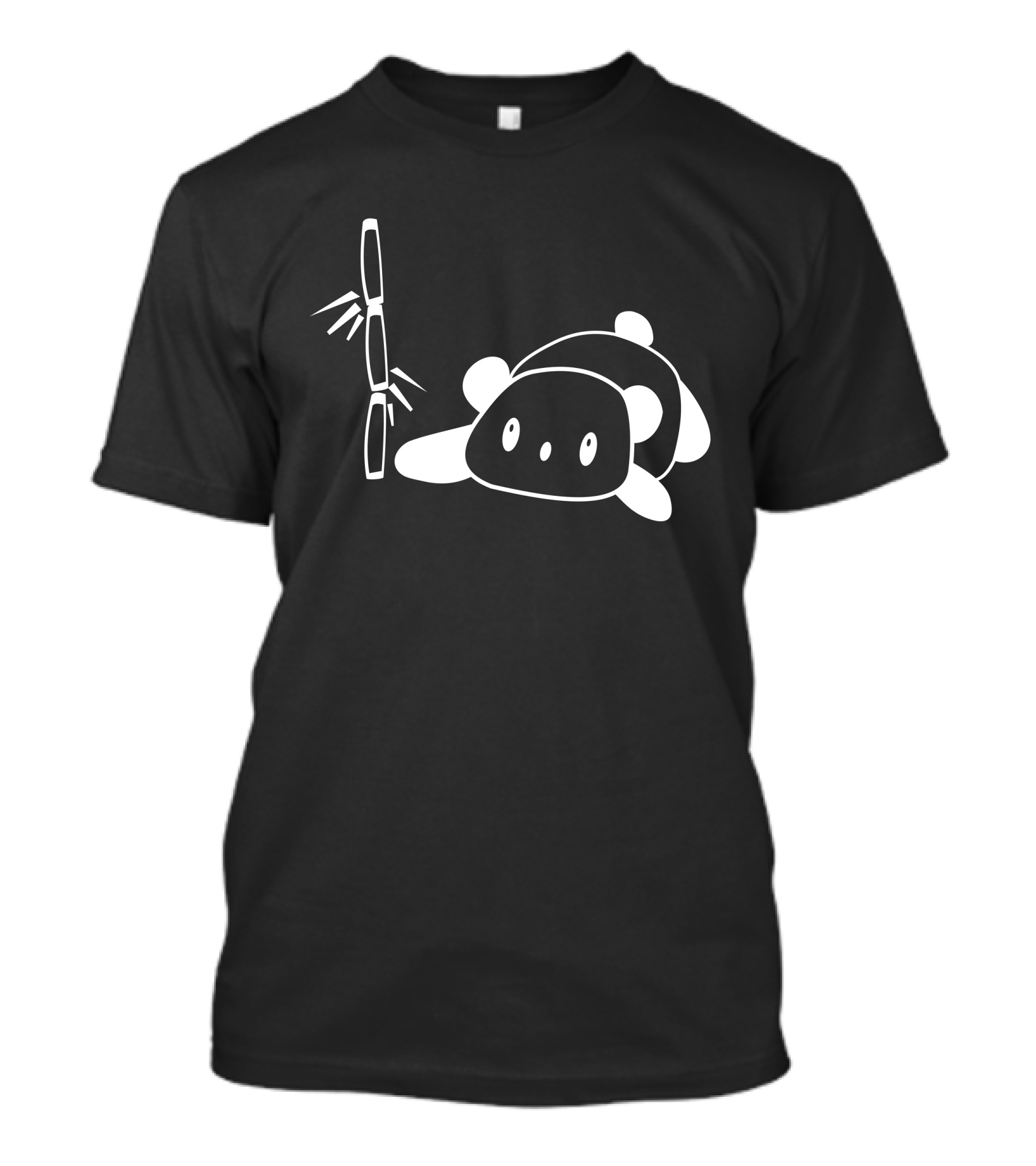 Panda Flat Out With Bamboo Iconic Hug And Rest T-Shirt